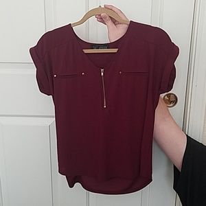 Maroon  Blouse